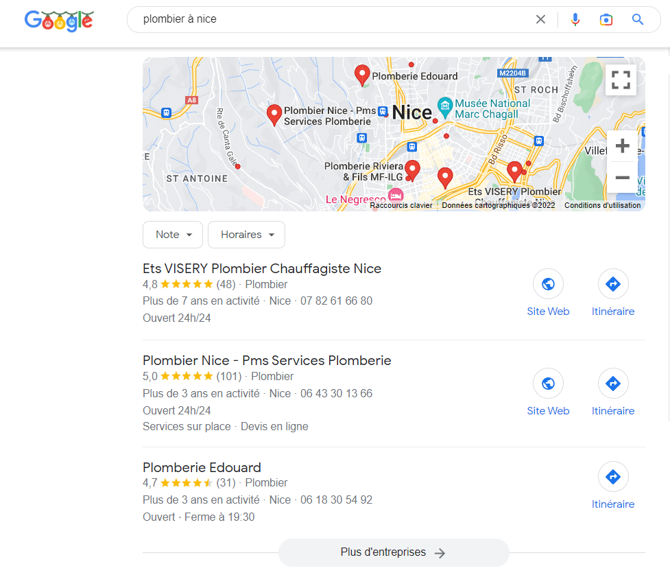 Local Finder de Google