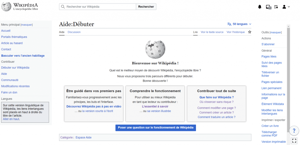 Débuter sur Wikipédia